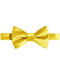 Tayion Collection - Black & Solid Bow Tie - Lyst
