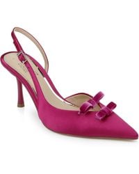 Badgley Mischka - Ellery Bow Evening Pumps - Lyst