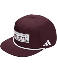 adidas - And Mississippi State Bulldogs Locker Room Rope Adjustable Hat - Lyst