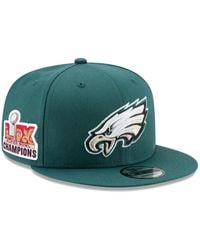 KTZ - Midnight Green Philadelphia Eagles Super Bowl Lix Champions Side Patch 9fifty Snapback Hat - Lyst