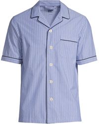 Lands' End - Short Sleeve Essential Pajama Shirt - Lyst