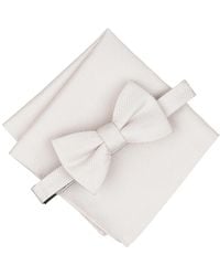 Alfani - Wolfe Solid Bow Tie And Pocket Square - Lyst