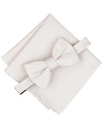 Alfani - Wolfe Solid Bow Tie And Pocket Square - Lyst
