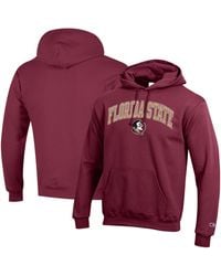 Champion - Florida State Seminoles Arched Logo Fleece Pullover Hoodie - Lyst