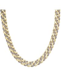 Macy's - Diamond Pave Wide Link 24" Chain Necklace (1/2 Ct. T.w.) - Lyst