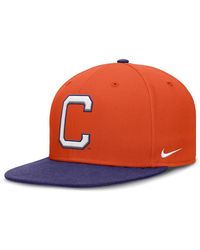 Nike - Orange/purple Clemson Tigers Two-tone Primetime Performance Fitted Hat - Lyst