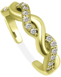 Giani Bernini - Cubic Zirconia Infinity Toe Ring - Lyst
