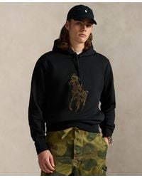 Polo Ralph Lauren - Camo Big Pony Double-knit Hoodie - Lyst