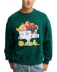 Cotton On - Box Fit Graphic Crew Sweater - Lyst
