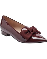 Bandolino - auggie Bow Pointed Toe Tailored Loafers - Lyst