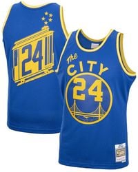 Mitchell & Ness - Rick Barry Golden State Warriors 1966-67 Hardwood Classics Swingman Jersey - Lyst