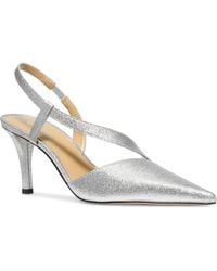 Michael Kors - Mk Jaida Glitter Embellished Leather Pump - Lyst