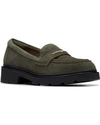 Clarks - Lauryl Step Round Toe Loafers - Lyst