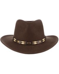 Scala - Crush Felt Tracker Hat - Lyst