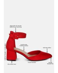 LONDON RAG - Stroot Mid Block Heel - Lyst