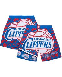 Mitchell & Ness - La Clippers Jumbotron 2.0 Sublimated Shorts - Lyst