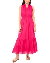 Vince Camuto - Cotton Tiered Maxi Dress - Lyst