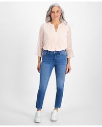 Style & Co. - Petite Mid Rise Slim Leg Jeans - Lyst