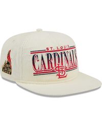 KTZ - St. Louis Cardinals Throwback Bar Golfer Corduroy Snapback Hat - Lyst