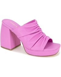Kenneth Cole - Anika Platform Mules - Lyst