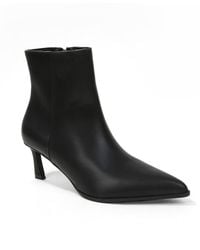 BERNESS - Adina Pointed Toe Kitten Heel Ankle Boots - Lyst