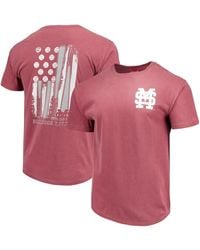 Image One - Mississippi State Bulldogs Baseball Flag Comfort Colors T-shirt - Lyst