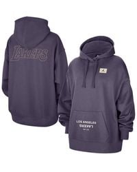 Nike - Los Angeles Lakers Courtside Statement Edition Oversize Pullover Hoodie - Lyst