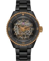 Rado - Swiss Automatic Captain Cook Skeleton High-tech Ceramic Bracelet Watch 43mm - Lyst