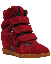 Steve Madden - Mavis High-top Lace-up Wedge Sneakers - Lyst