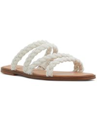 ALDO - Tritoney Braided Strappy Slide Flat Sandals - Lyst