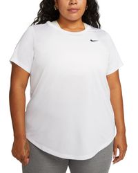 Nike - Plus Size Active Dri-fit Short-sleeve Logo T-shirt - Lyst