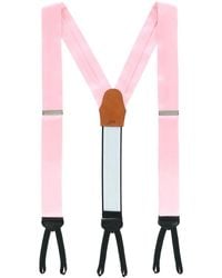 Trafalgar - Sutton Solid Color Silk Formal End Suspenders - Lyst