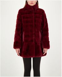 jones new york women's down coat with faux fur hood