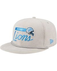KTZ - Detroit Lions Cord Rope Corduroy 9fifty Snapback Hat - Lyst