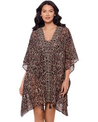 Miraclesuit - Printed Caftan Cover-up - Lyst