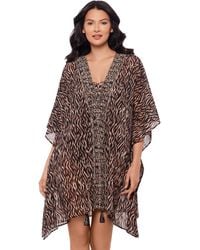 Miraclesuit - Printed Caftan Cover-up - Lyst