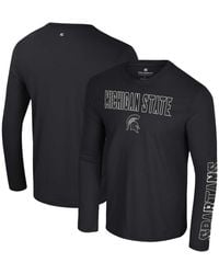 Colosseum Athletics - Michigan State Spartans Color Pop Active Blend 2-hit Long Sleeve T-shirt - Lyst