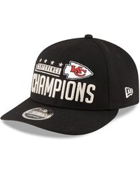 KTZ - Kansas City Chiefs 2023 Afc Champions Locker Room Trophy Collection Low Profile 9fifty Snapback Hat - Lyst