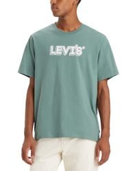 Levi's - Cotton Relaxed Logo Crewneck T-shirt - Lyst