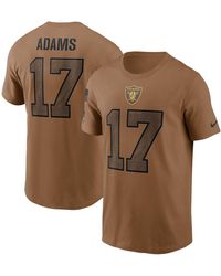 Nike - Davante Adams Distressed Las Vegas Raiders 2023 Salute To Service Name And Number T-shirt - Lyst