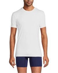 Lands' End - Flex Performance Crewneck Undershirt - Lyst