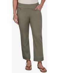 Ruby Rd. - Petite Pleated Hem Denim Ankle Pants - Lyst
