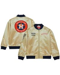 Mitchell & Ness - Houston Astros Og 2.0 Lightweight Satin Full-zip Jacket - Lyst