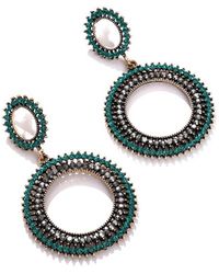 SOH - Gold-plated Stone Drop Earrings - Lyst