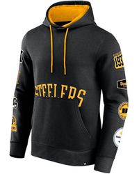 Fanatics - Branded Black Pittsburgh Steelers Wild Winner Pullover Hoodie - Lyst