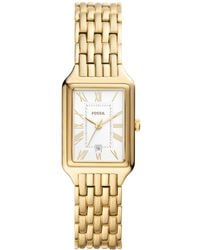 Fossil - Raquel Quartz Stainless Steel Three-hand Watch - Lyst