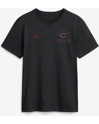 Nike - Washington Nationals Split Logo Screen-print Cotton T-shirt - Lyst