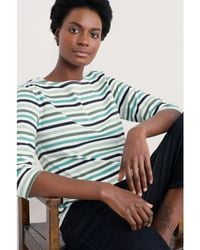 Seasalt Cornwall - Sailor Quarter Sleeve Top - Lyst
