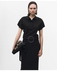 Mango - Wool-blend Polo-neck Sweater - Lyst