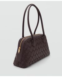 Mango - Braided Bowling Bag - Lyst